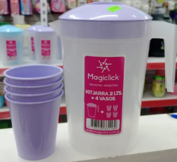 JARRA CON 4 VASOS